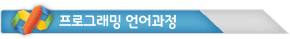 프로그램밍 언어과정